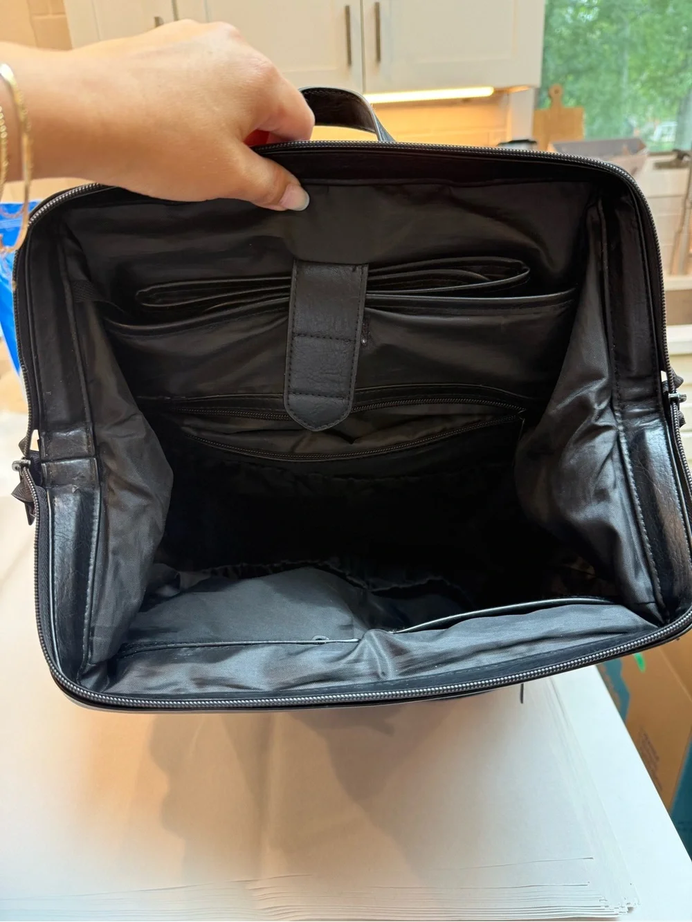 BEIS Black Baby Bag Backpack